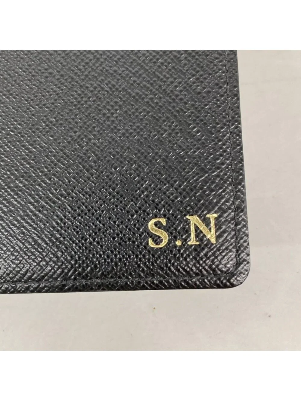 Louis Vuitton Notebook Cover Damier Graphite Agenda Posh Black
